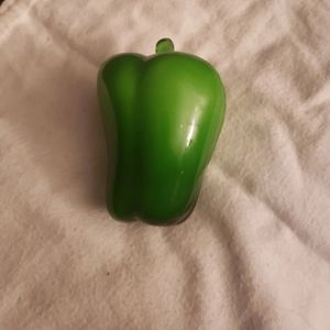 Decorative Glass Blown Green Pepper